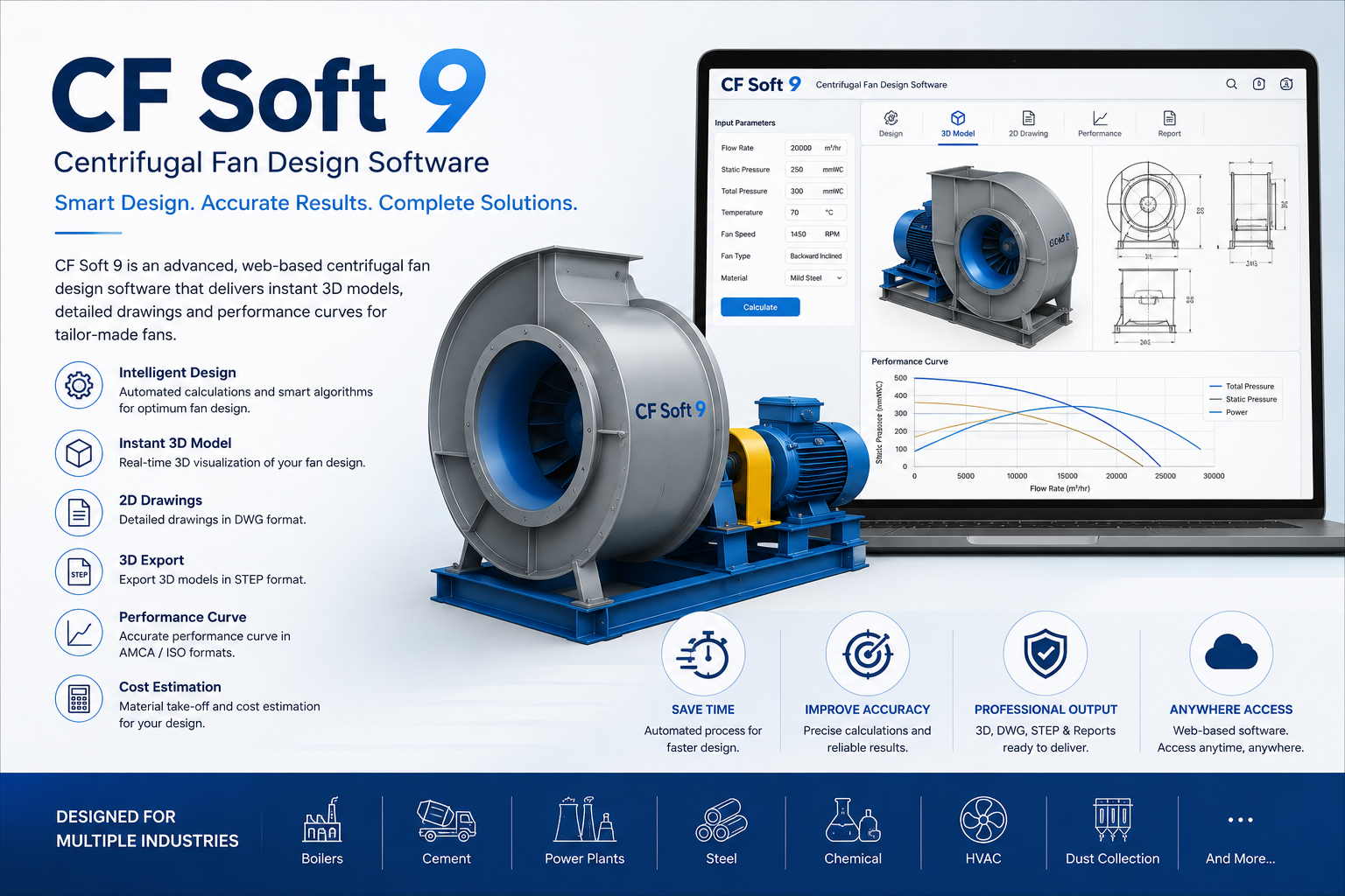 C F Soft Centrifugal fan design software