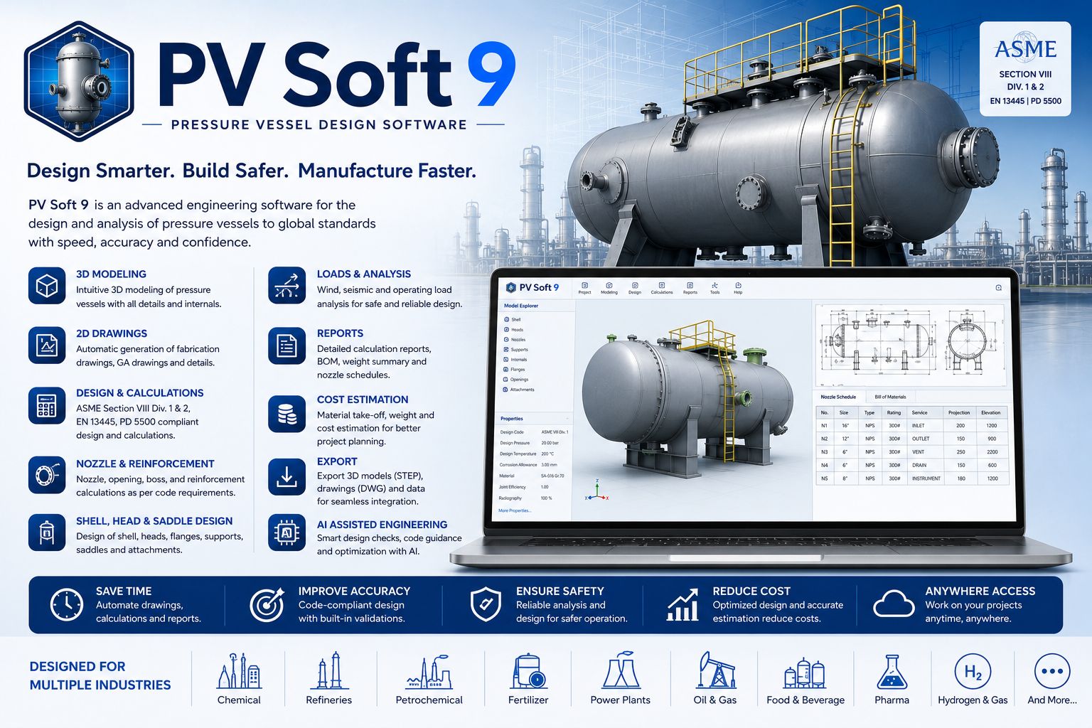 Pressure Vessels Design software (PV Soft)